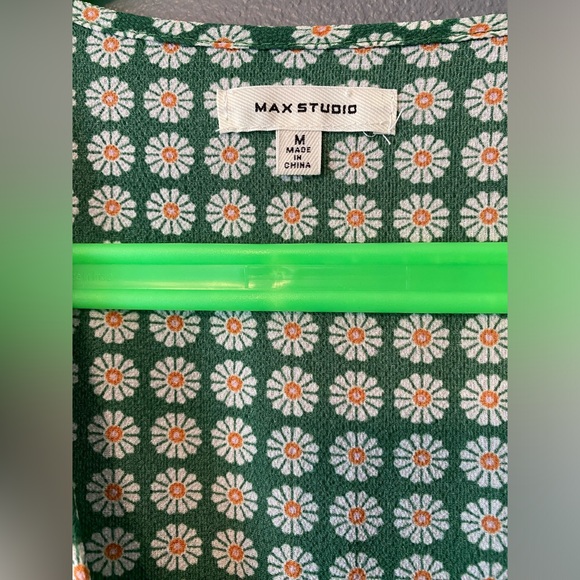 Max studio ruffle wrap dress high low -M - Picture 4 of 4